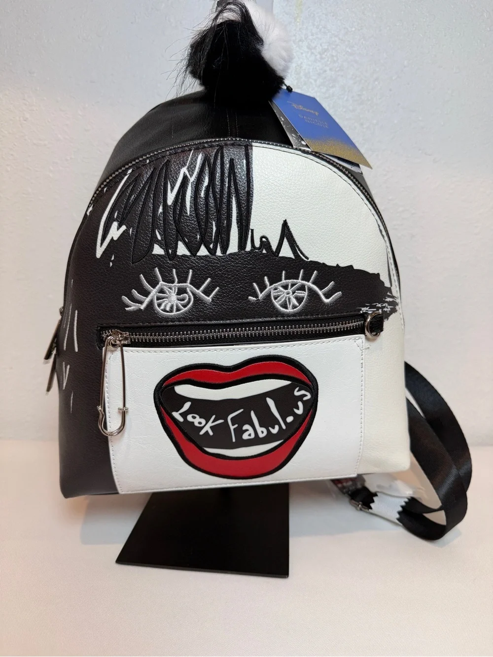 Danielle Nicole Disney Cruella Look Fablous Mini Backpack New With Tags